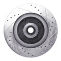 DFC 69-73 Chrysler New Yorker Front Left Drilled & Slotted Silver Brake Rotor
