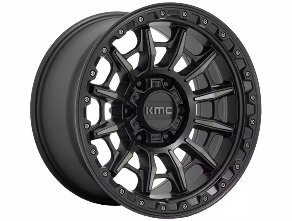 CARNAGE 16X8 6X5.5 00MM SATIN BLACK W/ GRAY TINT