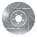 R1 Concepts Brake Rotor- D/S - Silver Fits Jaguar XJR