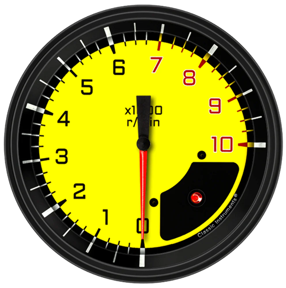 AUTO CROSS YELW 5IN TACH 10K