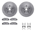 R1 Concepts E- Line Series Brake Rotor with Ceramic Brake Pads Hdw Fits Ford F-150