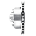 R1 94-97 Dodge B200 / B200 Van / B250 Front Left Drilled & Slotted Silver Brake Rotor