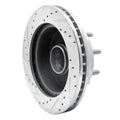 R1 80-85 Ford E-250 Econoline Club Wagon Front Right Drilled & Slotted Black Brake Rotor