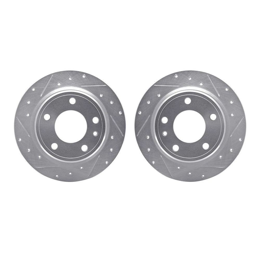 R1 Concepts Brake Rotor- D/S - Silver Fits BMW M3