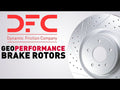 DFC 21-25 Genesis Gv80 Coupe Front Left Drilled & Slotted Geoperformance Rotor