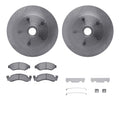 R1 Concepts Brake Rotor- Blank with Optimum Oe Pads Hdw