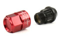 Project Kics Leggdura Racing Shell Type Lug Nut 35Mm Closed-End Look 16 Pcs + 4 Locks 12X1.25 Red