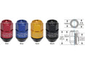 Project Kics Leggdura Racing Shell Type Lug Nut 35mm Closed-End Look 16 Pcs + 4 Locks 12X1.5 Black