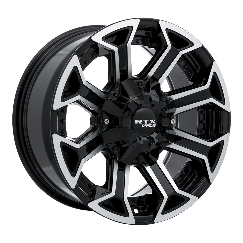 PEAK 20X10 8X170 ET18 CB125 GLOSS BLACK MACHINED