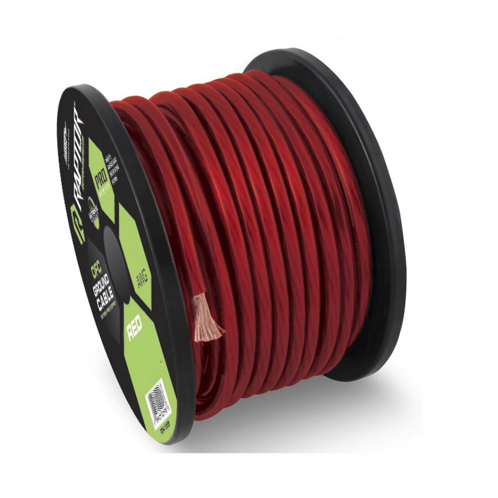 100FT 4AWG RED OFC PRO-SERIES POWER CABLE
