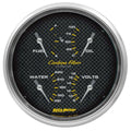 Autometer Carbon Fiber Quad Gauge 5in. 240Ohm (E) - 33Ohm (F) Electric