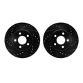 R1 Concepts Brake Rotor- D/S - Black Fits Chrysler Town