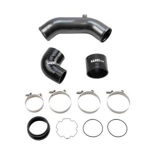 Wehrli Cold Side 3.5 in. Intercooler Pipe 17-25 Ford 6.7L Power Stroke Fine Tex Blk Fine Texture Black 100295-FTB