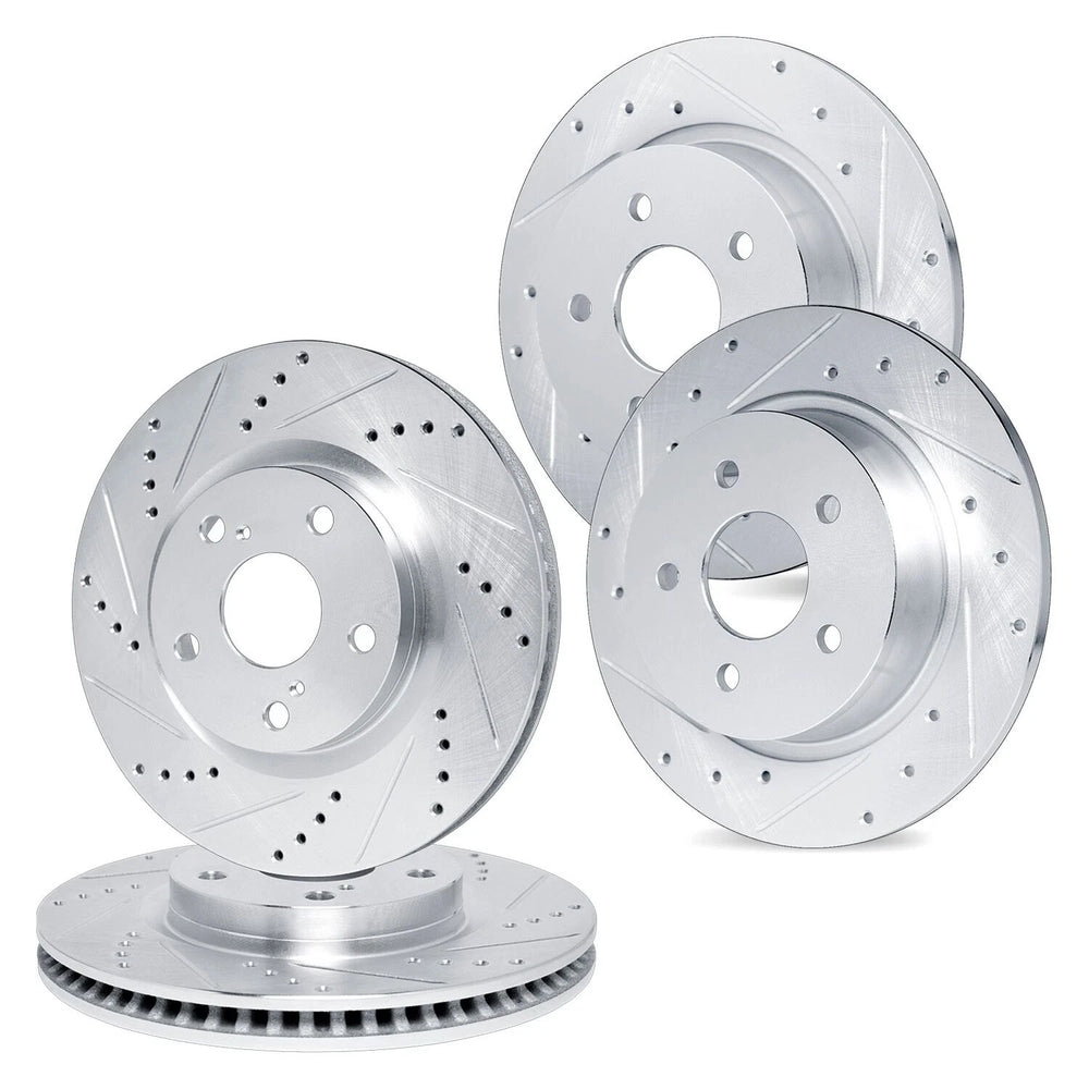 R1 Concepts Brake Rotor- D/S - Silver Fits Dodge Neon