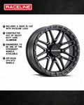 Raceline TANDEM BZ 17X9.5 5X114.3 12 - K11B-17951212