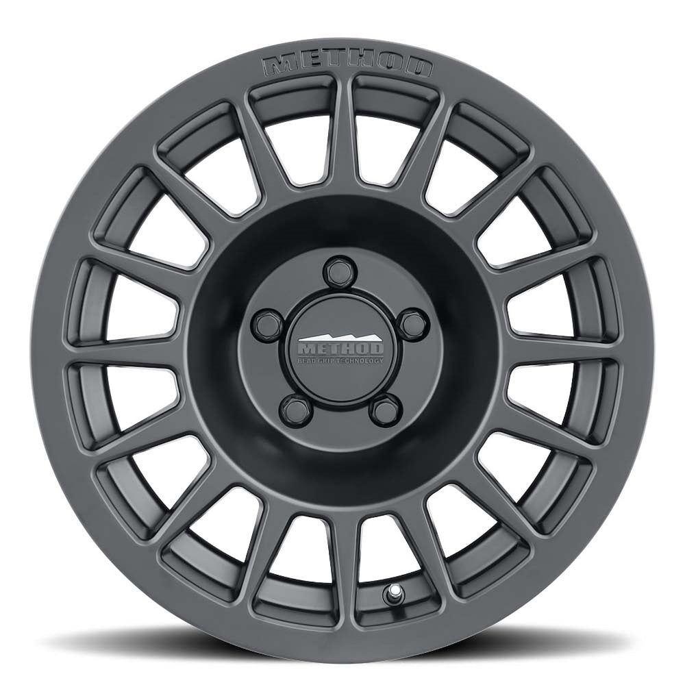 MR707 Bead Grip 17x7.5 +50mm Offset 5x130 78.1mm Centerbore Matte Black