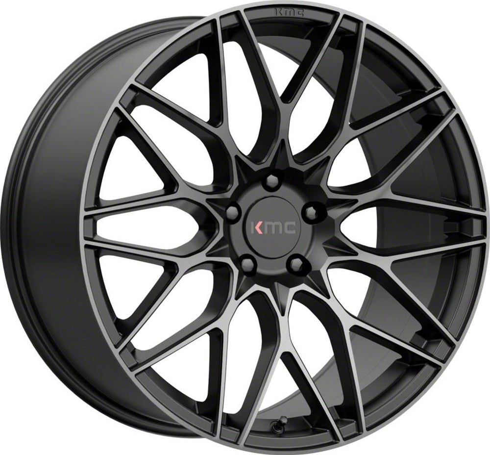 KM713 20X8.5 5X115 PHANTOM BLK 25MM
