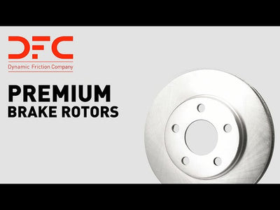 DFC 20-25 Audi SQ7 Left Front Drilled & Slotted Silver Brake Rotor