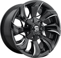 STRYKR 20x10 5x114.30/5x127.00 GLOSS BLACK MILLED (-18 mm)