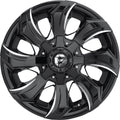 STRYKR 20x10 5x114.30/5x127.00 GLOSS BLACK MILLED (-18 mm)