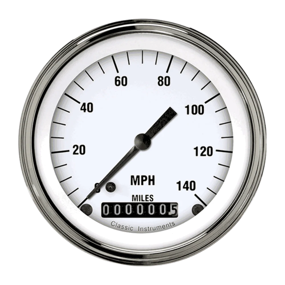 WHITE HOT 3IN SPEEDO 140 MPH
