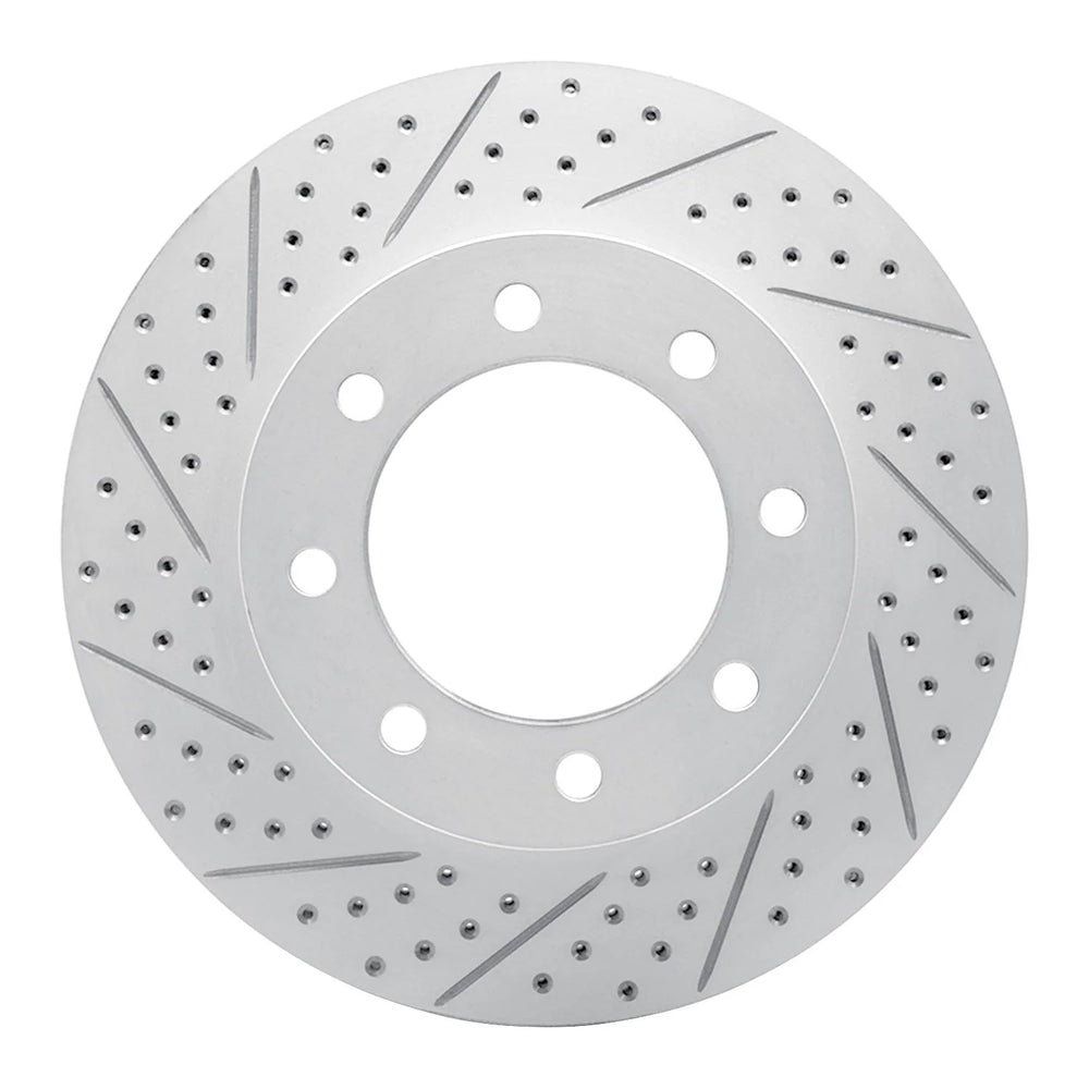 DFC 12-25 Ford F-350 Super Duty 4WD Front Left Drilled & Slotted Geoperformance Rotor