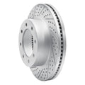 DFC 12-25 Ford F-350 Super Duty 4WD Front Left Drilled & Slotted Geoperformance Rotor