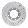DFC 12-25 Ford F-350 Super Duty 4WD Front Left Drilled & Slotted Geoperformance Rotor