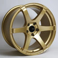 Enkei T6S 17x8 45mm Offset 5x100 Bolt Pattern 72.6 Bore Gold Wheel