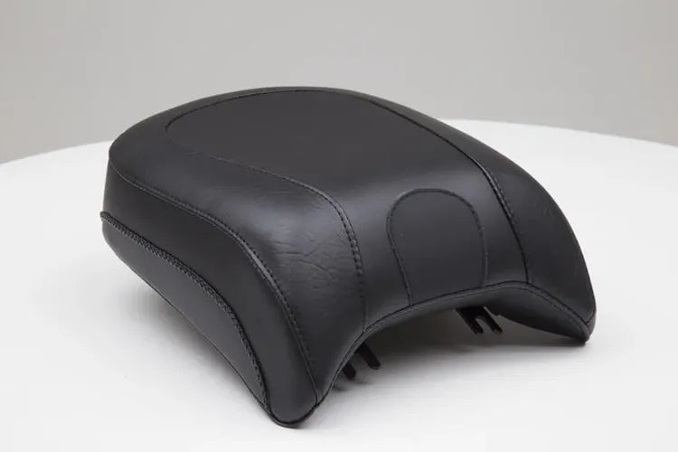 Mustang 05-17 Harley Deluxe (With Standard Rack) Wide Touring Passenger Seat w/Studs - Black