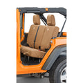 Covercraft 07-10 Jeep Wrangler Carhartt SeatSaver Custom Second Row Seat Covers - Brown