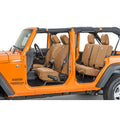 Covercraft 07-10 Jeep Wrangler Carhartt SeatSaver Custom Second Row Seat Covers - Brown