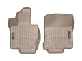 WeatherTech Tan Front Rear and Rear Floorliners Fits -21-24 Mercedes-Benz 4515331-451595-3-4