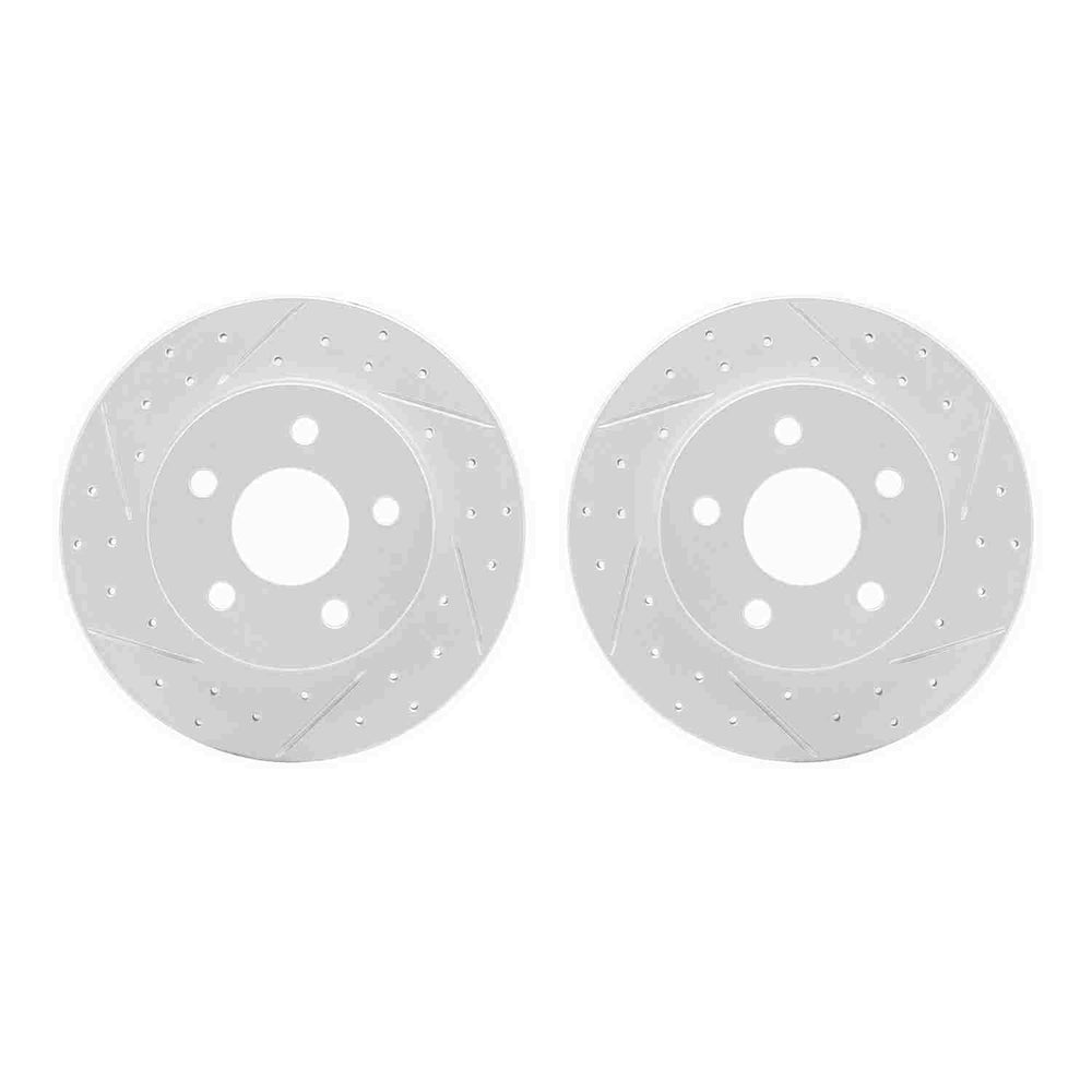 DFC 04-12 Chevrolet HHR Rear Drilled & Slotted Geoperformance Rotors