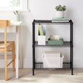 3 TIER WIRE RACK POWDER COATED BLACK