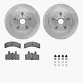 DFC 88-94 Chevrolet C1500 Front Rotors with Heavy Duty Brake Pads w/Hardware