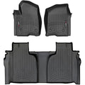 WeatherTech Black Front Rear and Rear Floorliners Fits -21-24 Mercedes-Benz 4415331-441595-5-4