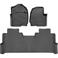 WeatherTech Black Front Rear and Rear Floorliners Fits -21-24 Mercedes-Benz 4415331-441595-5-4