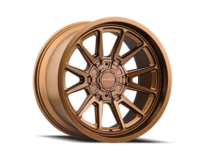 Mayhem 8116 Intrepid 18x9 / 5x127/139.7 BP / -12mm Offset / 87mm Hub Matte Bronze Wheel