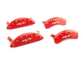 Set Of 4 Caliper Covers Engraved Front And Rear Rt1-Truck Red Finish Silver Characters 2006-2020 Dodge Charger MGP Caliper Covers
