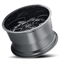 Mayhem 8107 Cogent 17x9 / 8x170 BP / -12mm Offset / mm Hub Gloss Black Milled Wheel