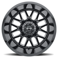 Mayhem 8107 Cogent 17x9 / 8x170 BP / -12mm Offset / mm Hub Gloss Black Milled Wheel