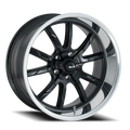 ~(33 lbs. 20X20X9)~ 650 (650) MATTE BLACK/POLISHED LIP 18X8 5-127 0MM 83.82MM