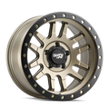 DIRTY LIFE CANYON PRO 9309 SATIN GOLD BLACK LIP 17X9 6-139.7 -12MM 106MM