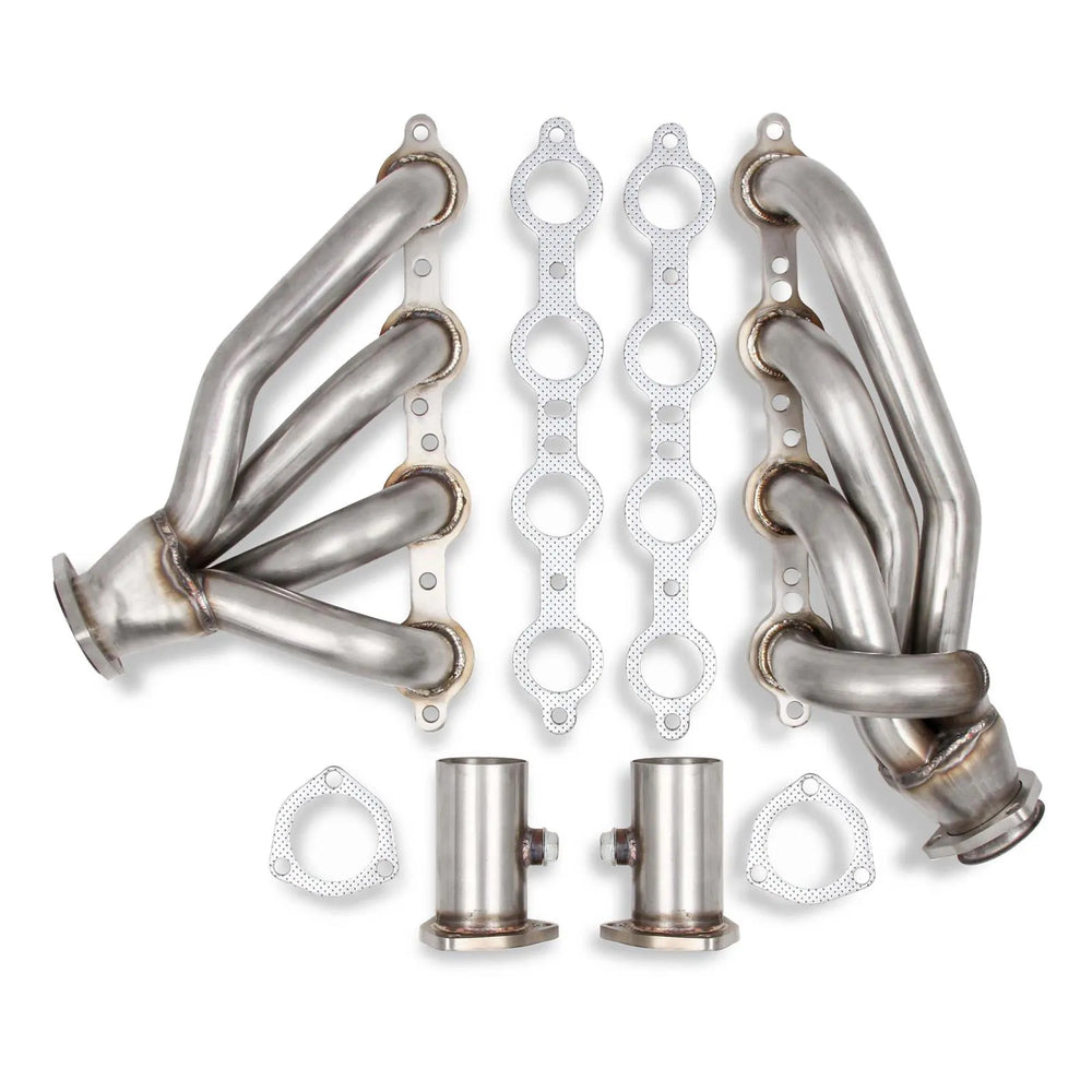 Shorty LS Swap Headers Natural LS Swap Primary Tube Diameter 1-5/8 Inch Collector Diameter 2-1/2 Inch Natural FlowTech
