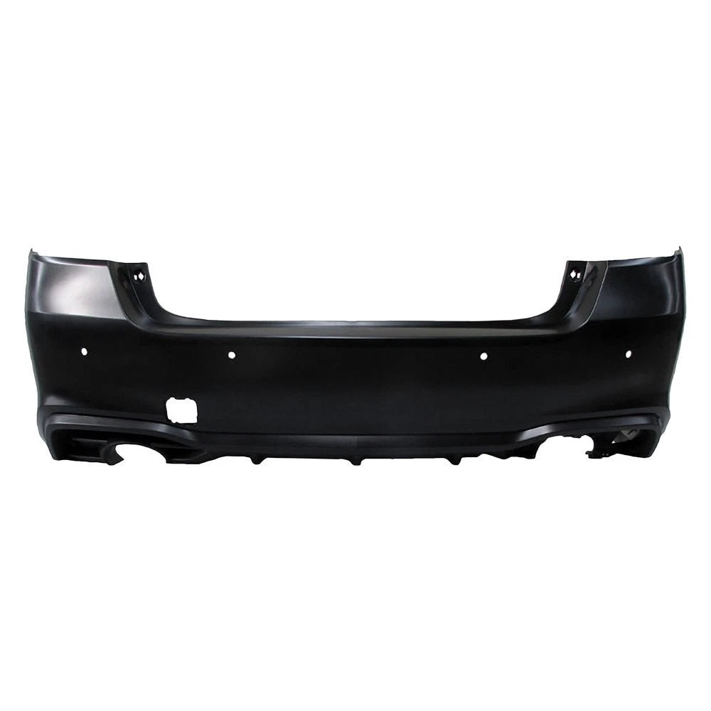 CAPA RR BUMPER COVER W/OBJECT SENSORS; W/TEXTURED LOWER; PRIME SUBARU LEGACY 1819