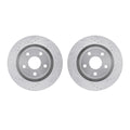 R1 Concepts Brake Rotor- D/S - Silver Fits Jeep Wrangler