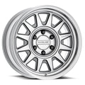 Raceline 952MC Aero 17x9in / 5x139.7 BP / -12mm Offset / 106.5mm Bore - Machined Wheel