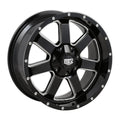 REV WHEELS OFF ROAD 885 SERIES 20X9 5x127/5x5 12MM OS GLOSS BLACK/MILLED