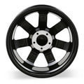 REV WHEELS OFF ROAD 885 SERIES 20X9 5x127/5x5 12MM OS GLOSS BLACK/MILLED